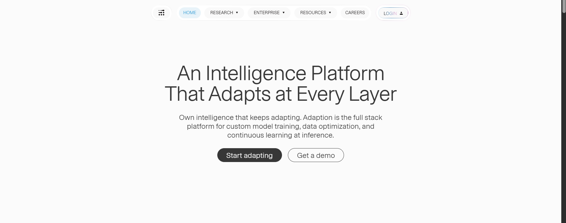 Adaption Labs Platform 1